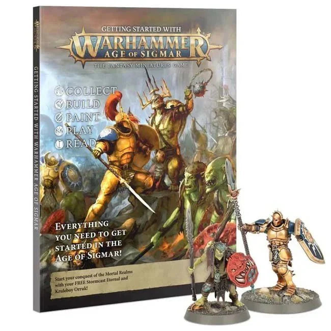 Warhammer 40K Age of Sigmar Getting Started (Book & Figures)